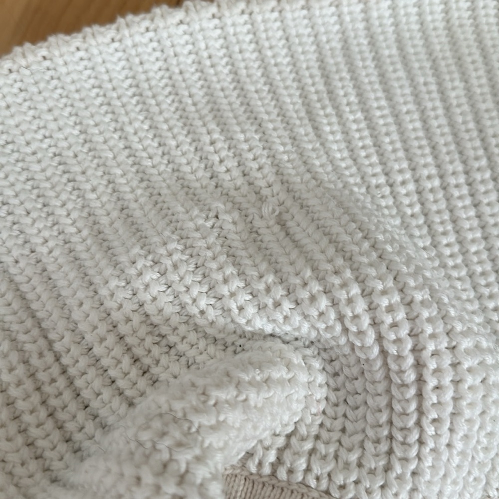 Athleta Ivory Cableknit Pullover - image 4